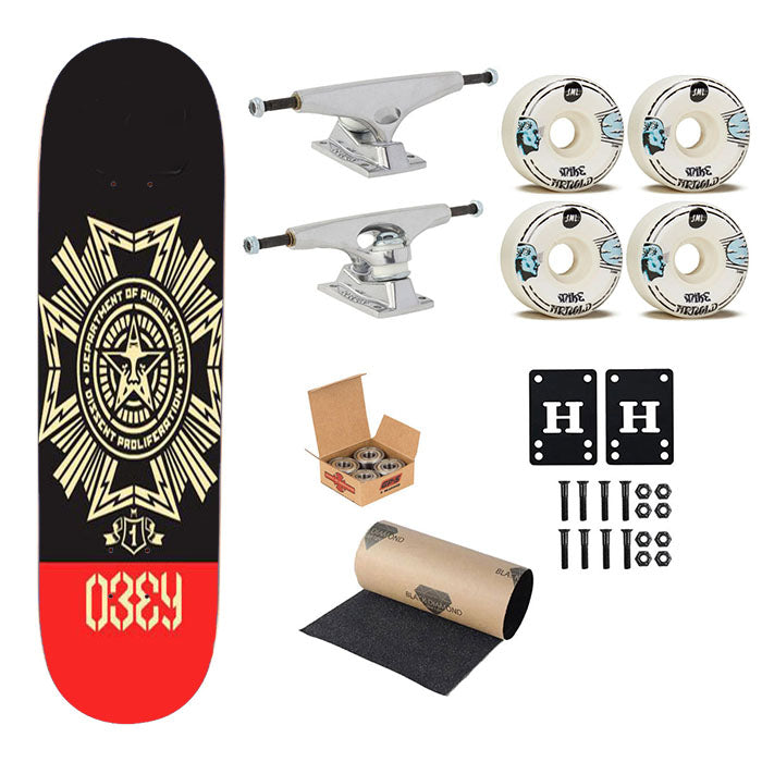 Obey Clothing Skateboard Complete Board 8.0" X 31.75"