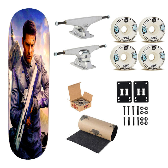 Oblivion Tom Cruise Skateboard Complete Board 8.0" X 31.75"