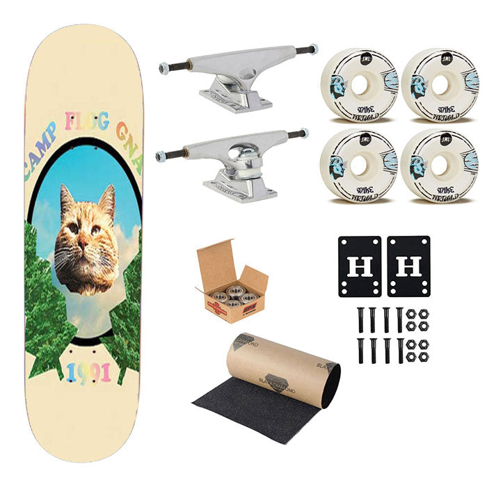 Odd Future Cat Crest Skateboard Complete Board 8.0" X 31.75"