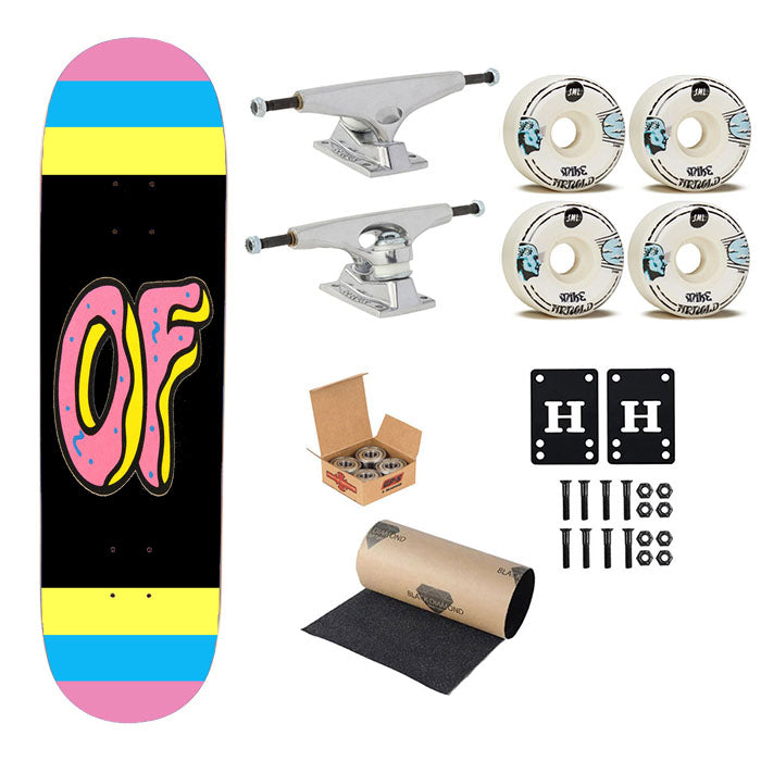 Odd Future Doughnuts Golf Wang Skateboard Complete Board 8.0" X 31.75"