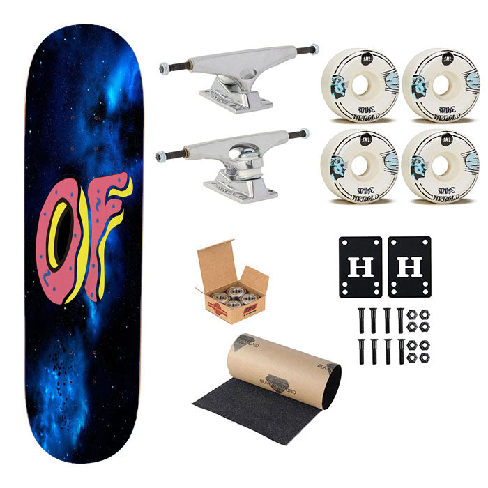 Odd Future In Galaxy Nebula Skateboard Complete Board 8.0" X 31.75"