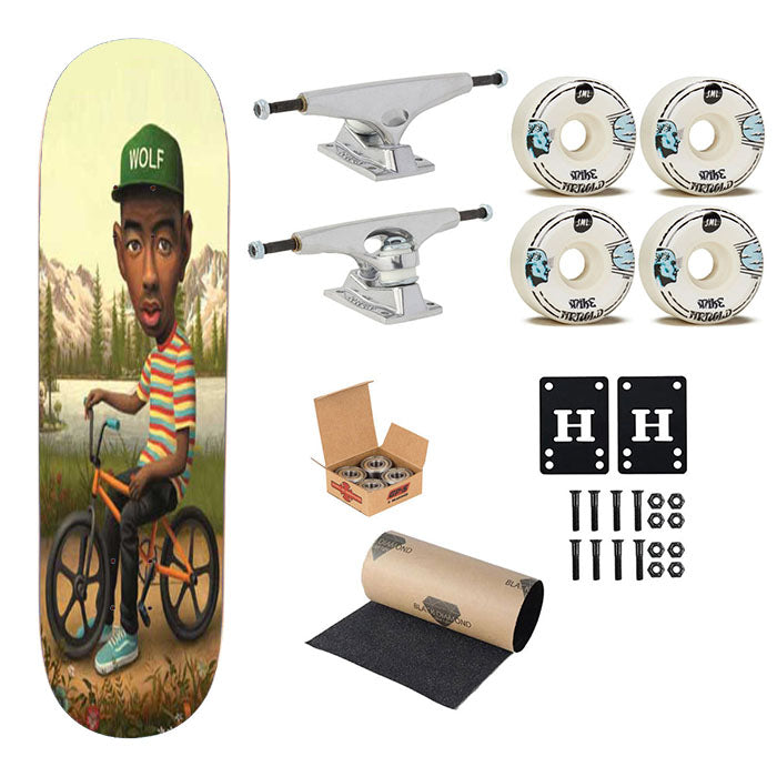 Odd Future Tyler Bike Paint Skateboard Complete Board 8.0" X 31.75"