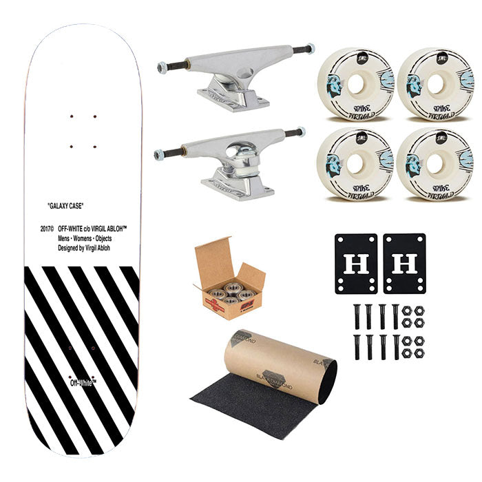 Off White 2 Skateboard Complete Board 8.0" X 31.75"