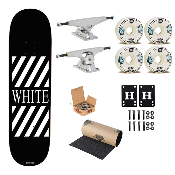 Off White Bunny Joeson Skateboard Complete Board 8.0" X 31.75"