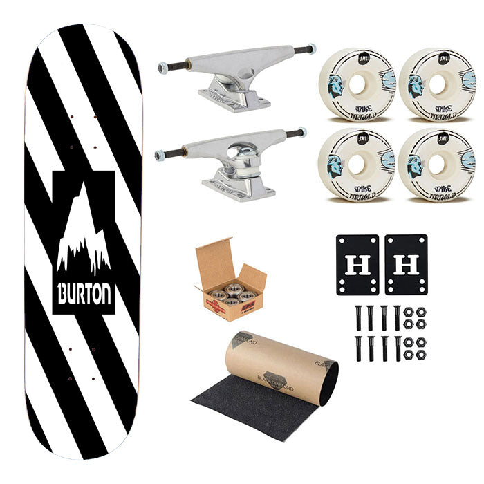 Off White Burton Vogue Samarbete Skateboard Complete Board 8.0" X 31.75"