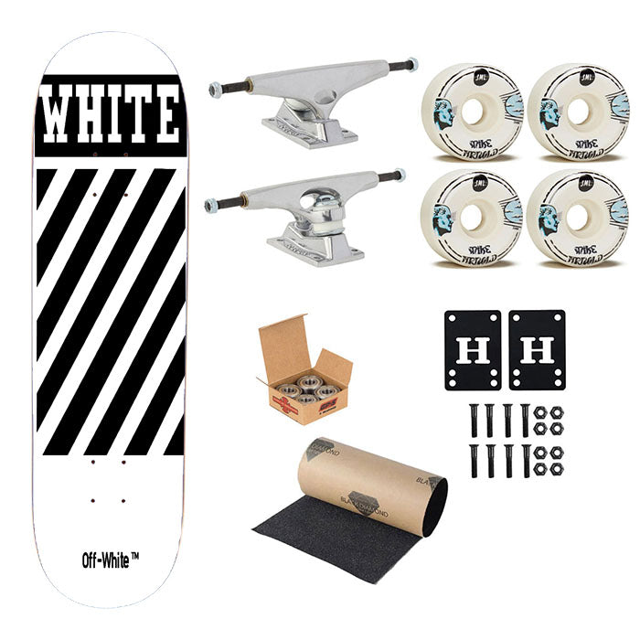 Off White Flagship Skateboard Complete Board 8.0" X 31.75"
