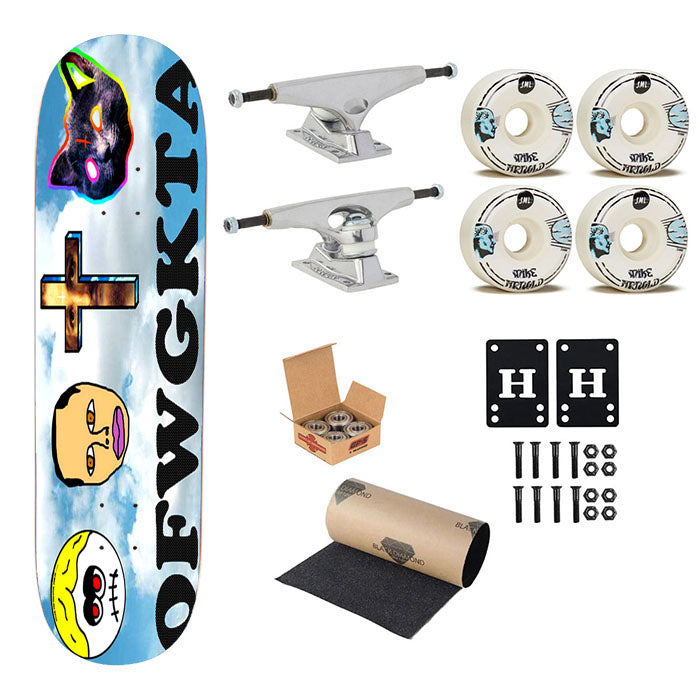 Ofwgkta Golf Wang Taylor The Creator Skateboard Complete Board 8.0" X 31.75"