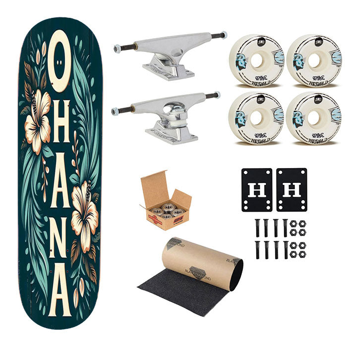 Ohana Skateboard Complete Board 8.0" X 31.75"
