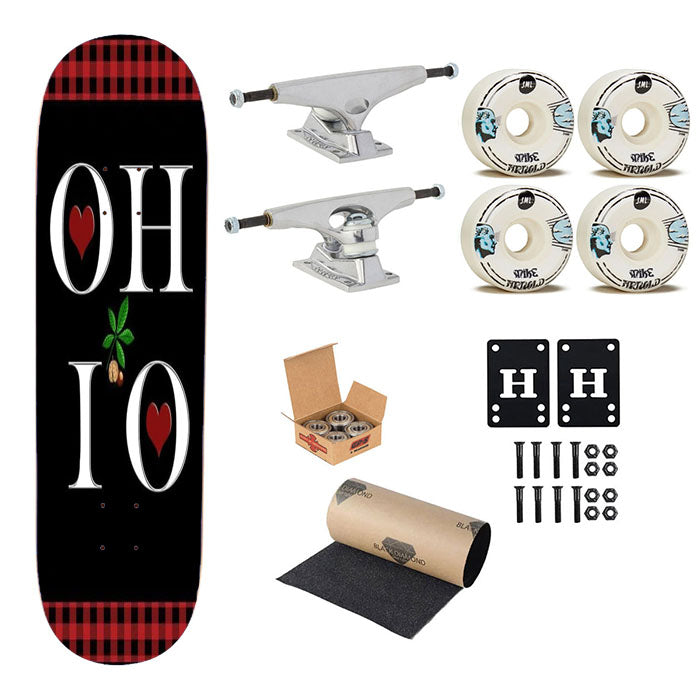 Ohio Skateboard Complete Board 8.0" X 31.75"