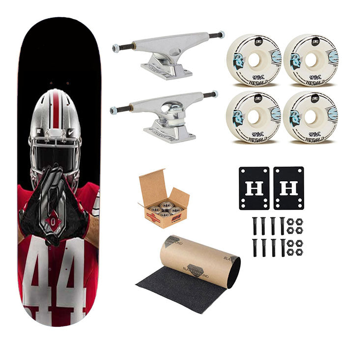 Ohio State Buckeyes College Football Skateboard Complete Board 8.0" X 31.75"