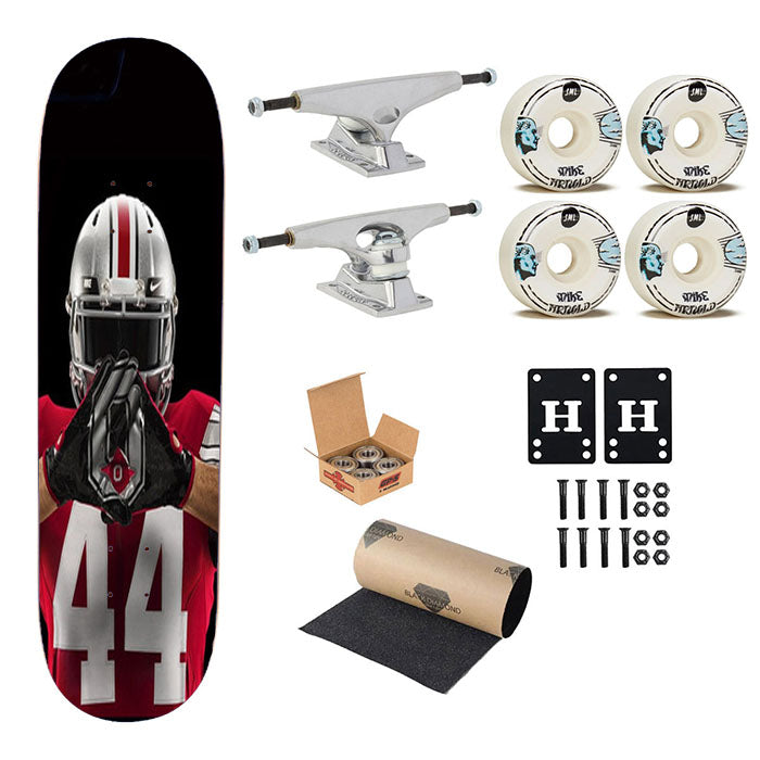 Ohio State Buckeyes Football Skateboard Complete Board 8.0" X 31.75"