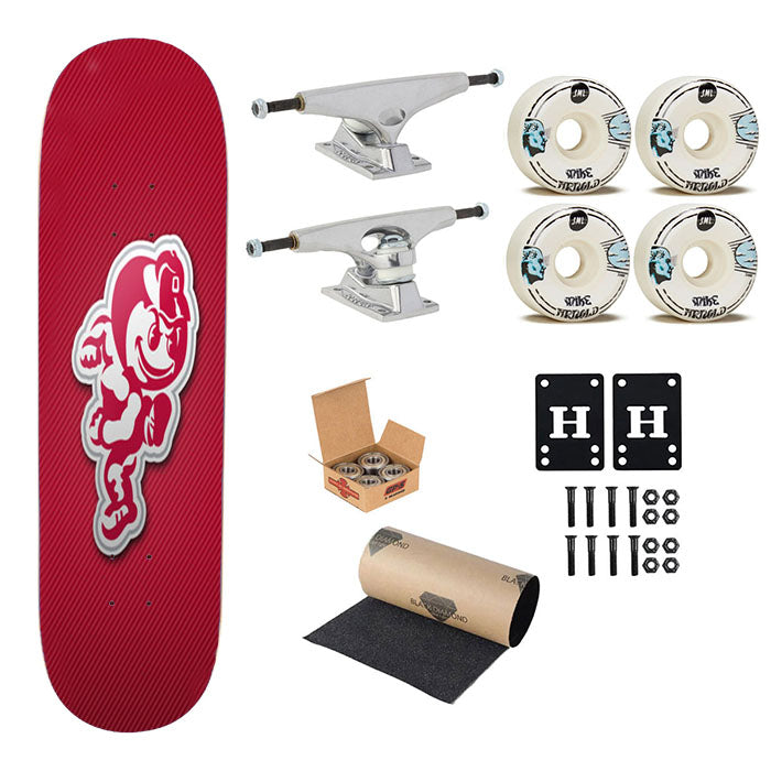 Ohio State Buckeyes Icon Skateboard Complete Board 8.0" X 31.75"