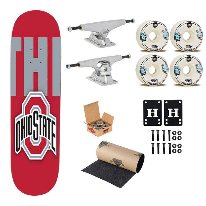 Ohio State The Skateboard Complete Board 8.0" X 31.75"