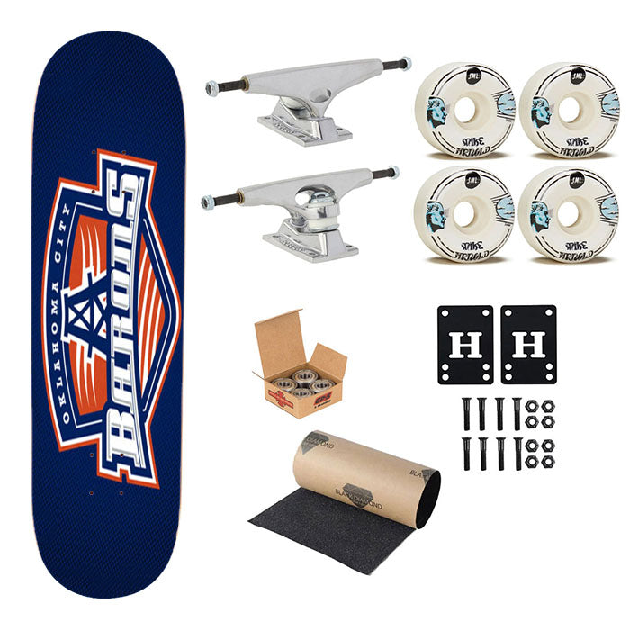 Oklahoma City Barons Skateboard Complete Board 8.0" X 31.75"