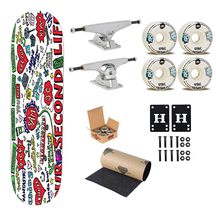 Ol Our Second Life Skateboard Complete Board 8.0" X 31.75"