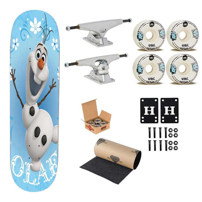 Olaf Disney Frozen Skateboard Complete Board 8.0" X 31.75"