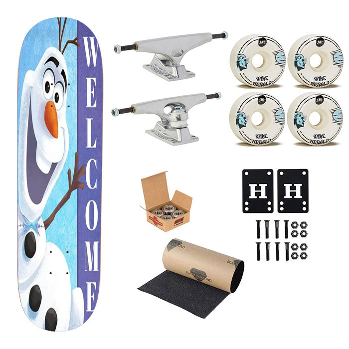 Olaf Welcome Skateboard Complete Board 8.0" X 31.75"