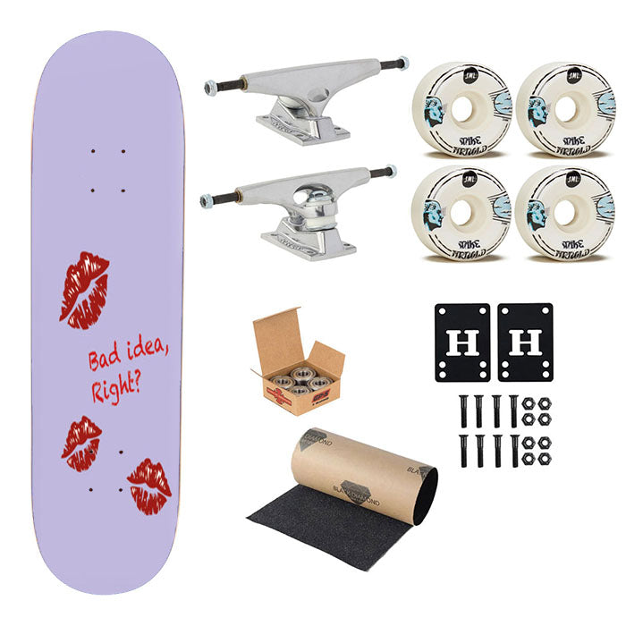 Olivia Rodrigo Bad Idea Right Skateboard Complete Board 8.0" X 31.75"