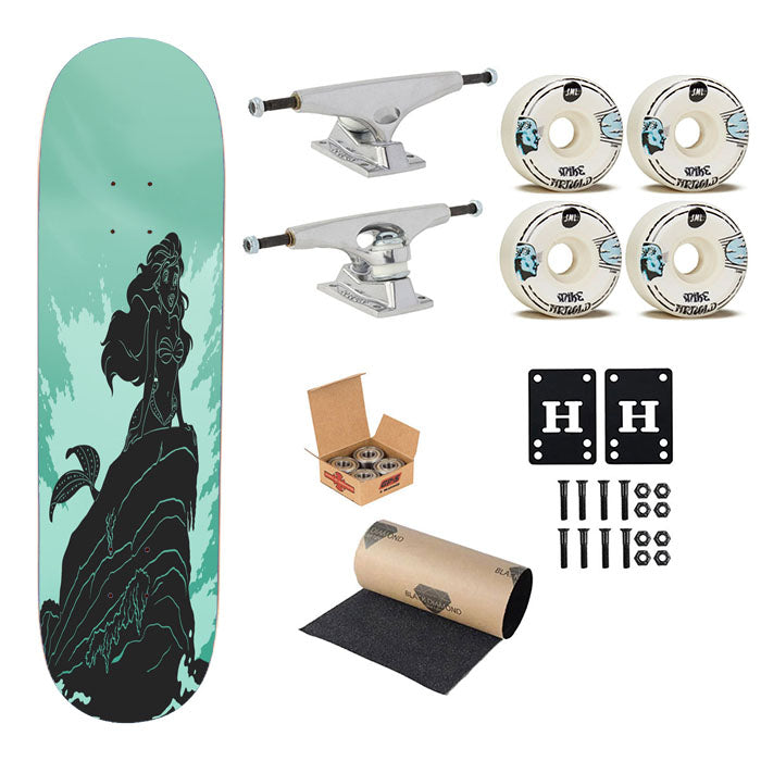 Onceupon A Time Little Mermaid Skateboard Complete Board 8.0" X 31.75"