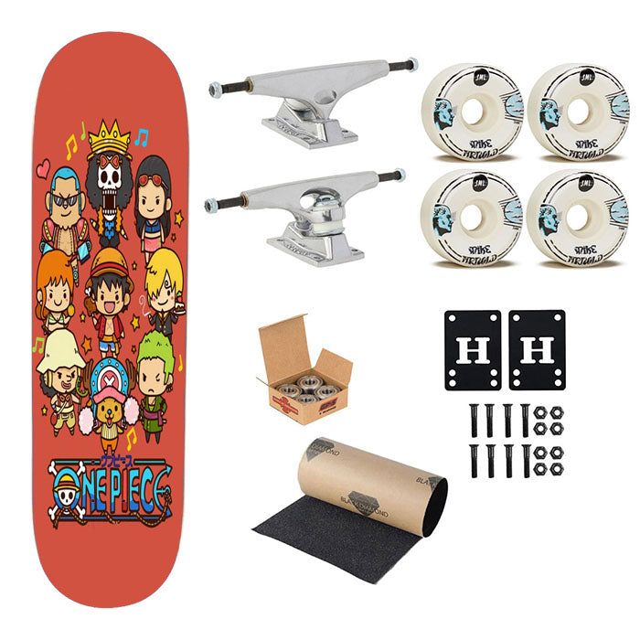 One Piece Cute Character Skateboard Complete Board 8.0" X 31.75"