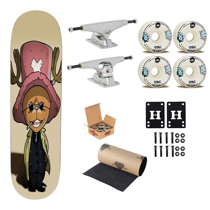 One Piece Tony Tony Chopper Skateboard Complete Board 8.0" X 31.75"