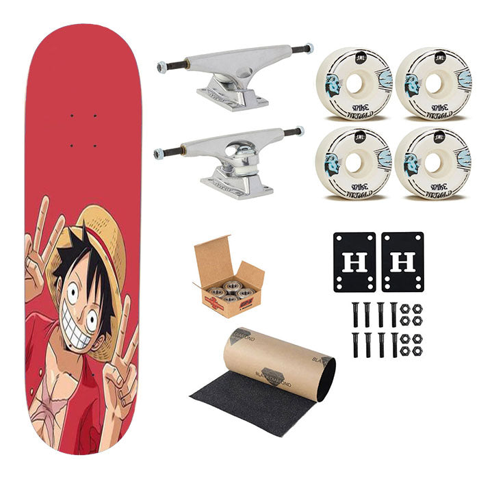 One Piece Zoro And Robin Skateboard Complete Board 8.0" X 31.75"