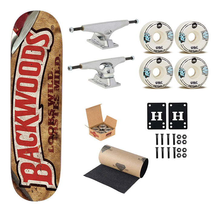 Only Backwoods Cigar Skateboard Complete Board 8.0" X 31.75"