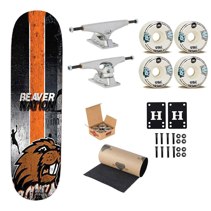 Oregon State Beavers Nation Skateboard Complete Board 8.0" X 31.75"