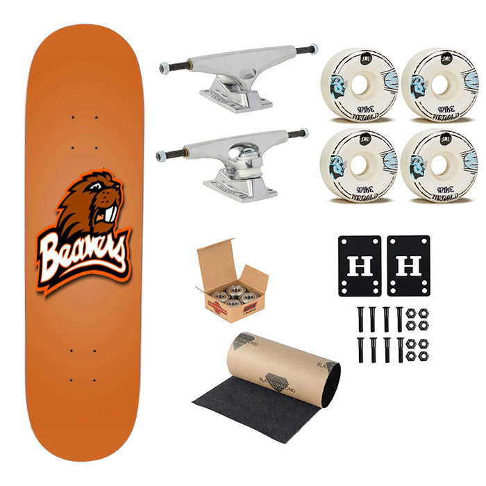 Oregon State Beavers Wallpaper Skateboard Complete Board 8.0" X 31.75"