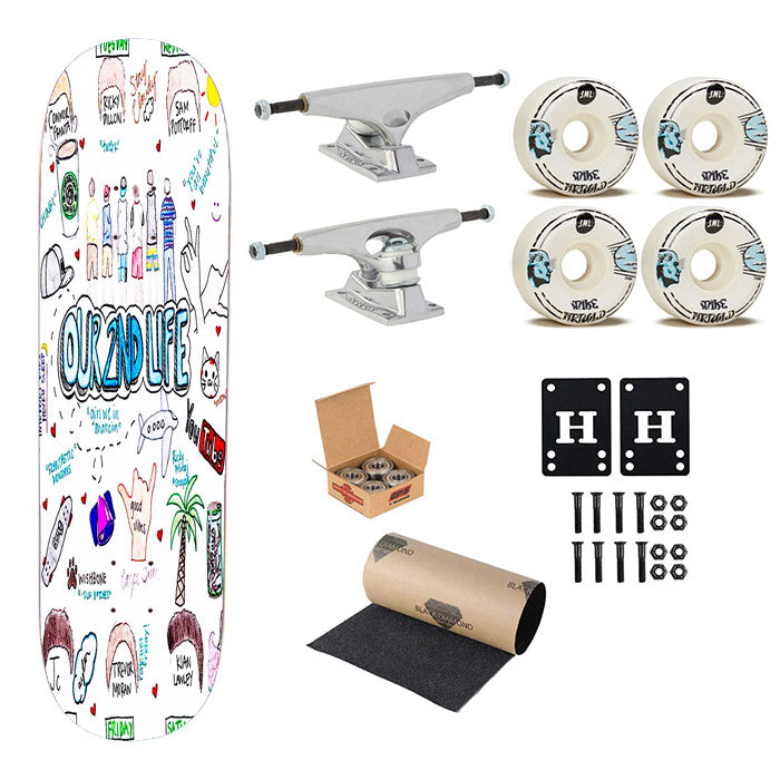 Our Nd Li Skateboard Complete Board 8.0" X 31.75"