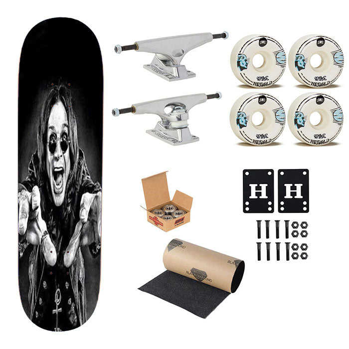 Ozzy Osbourne Black Sabbath Skateboard Complete Board 8.0" X 31.75"