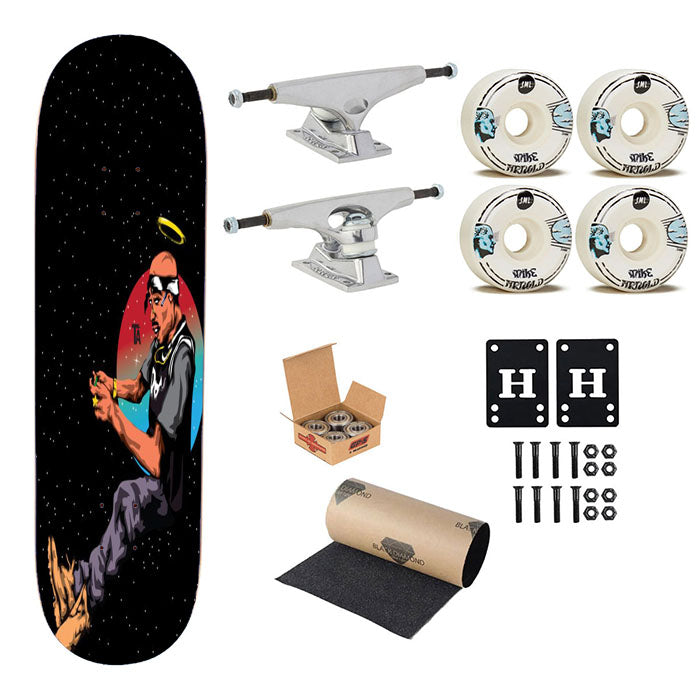 Pac Shakur Iphone Skateboard Complete Board 8.0" X 31.75"