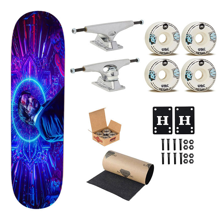 Parabellum John Wick Skateboard Complete Board 8.0" X 31.75"