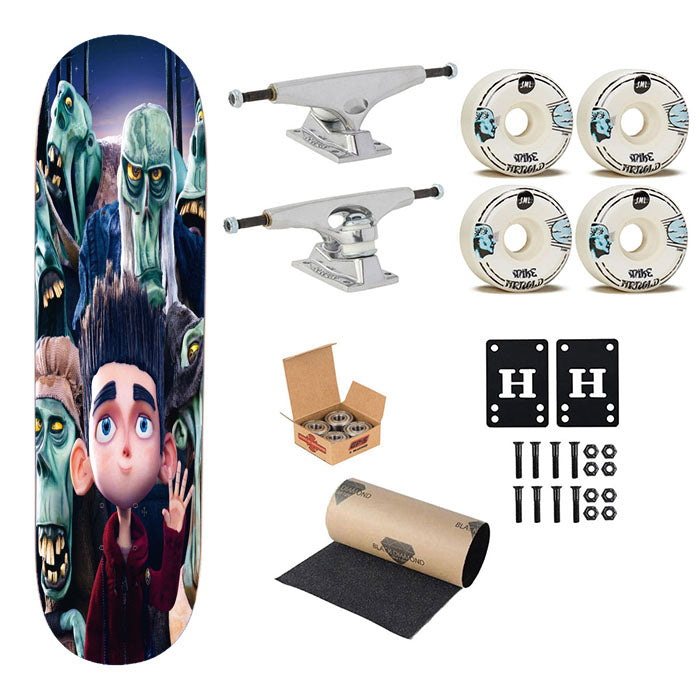 Paranorman 2012 Spooky Scary Halloween Horror Movie Skateboard Complete Board 8.0" X 31.75"