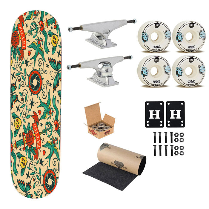 Pattern Skateboard Complete Board 8.0" X 31.75"