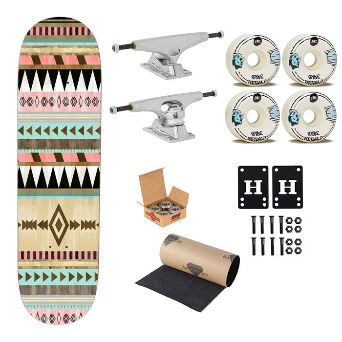 Pattern Art Cul Skateboard Complete Board 8.0" X 31.75"
