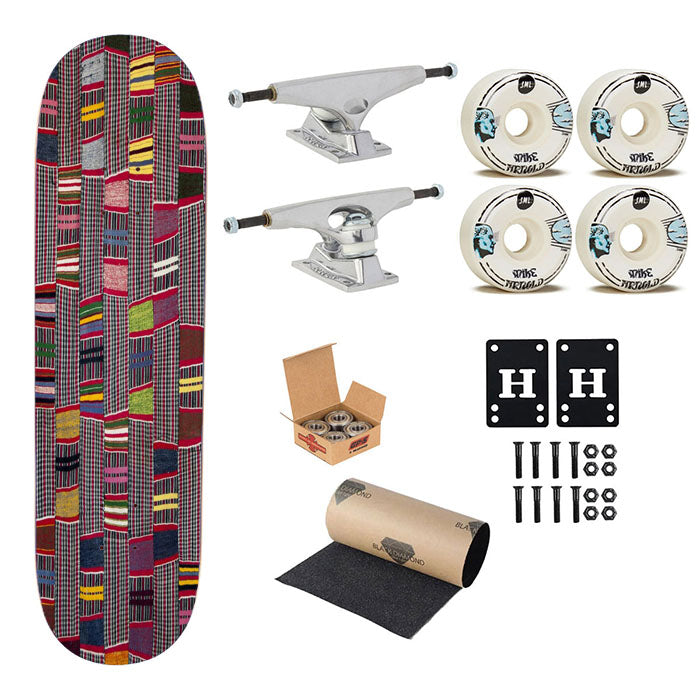 Pattern Imb Mask Bowl Skateboard Complete Board 8.0" X 31.75"