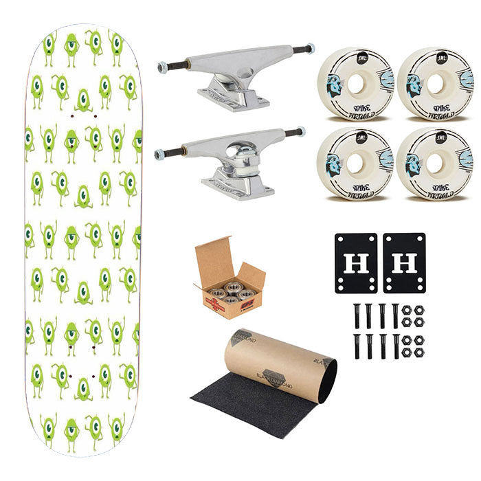 Pattern Monster Inc Skateboard Complete Board 8.0" X 31.75"