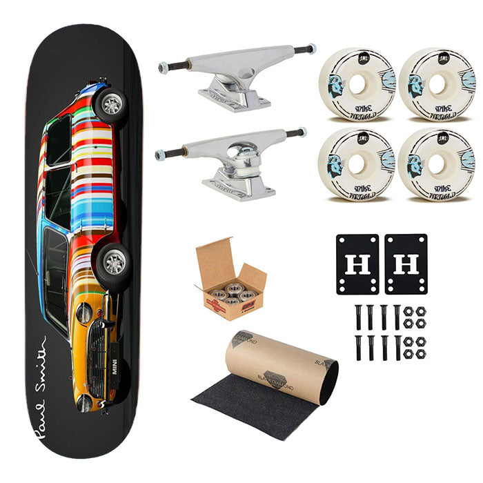 Paul Smith Car Skateboard Complete Board 8.0" X 31.75"