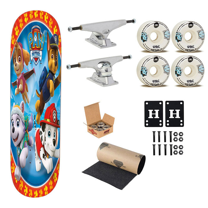 Paw Patrol Dogs Wallpaper Skateboard Complete Board 8.0" X 31.75"