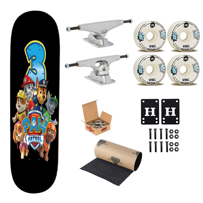 Paw Patrol Poster 2 Skateboard Complete Board 8.0" X 31.75"