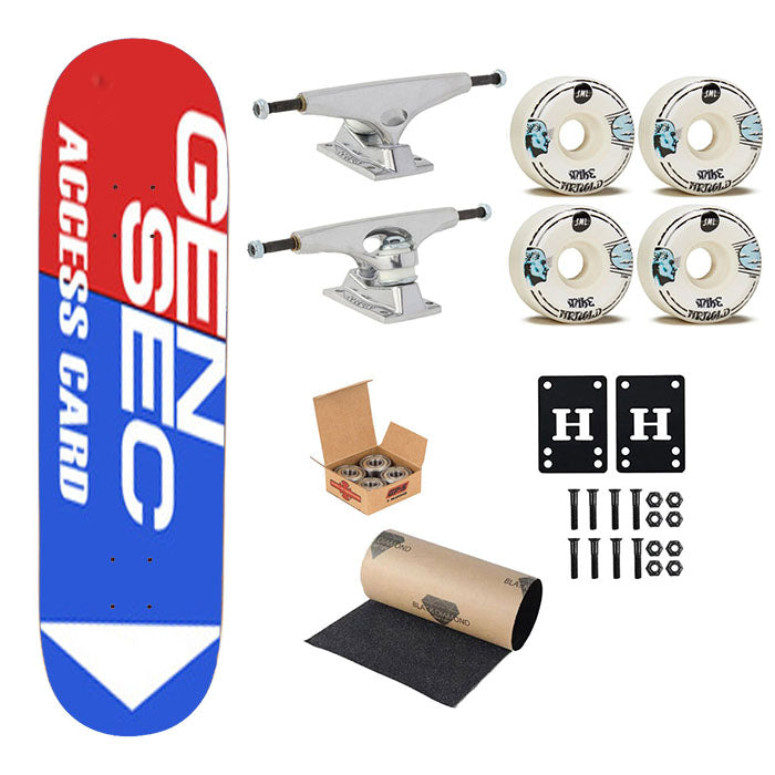 Payday Gensec Keyca Skateboard Complete Board 8.0" X 31.75"