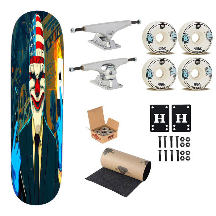 Payday The Clo Skateboard Complete Board 8.0" X 31.75"