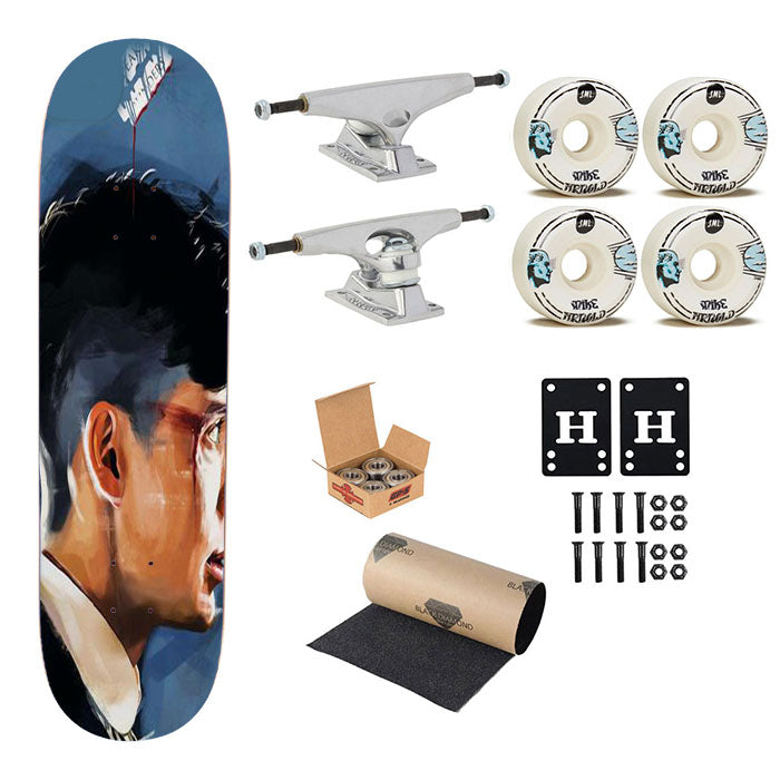 Peaky Blinde Skateboard Complete Board 8.0" X 31.75"