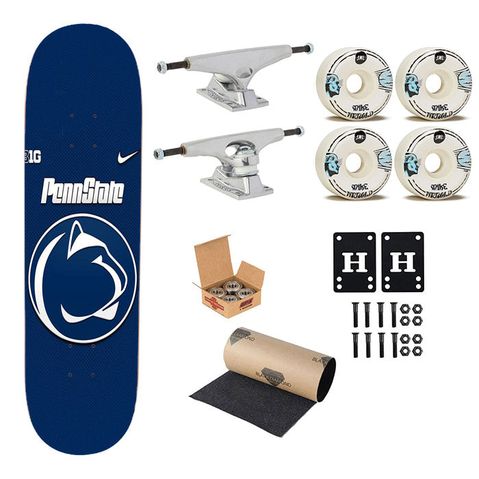 Penn State Jersey Skateboard Complete Board 8.0" X 31.75"