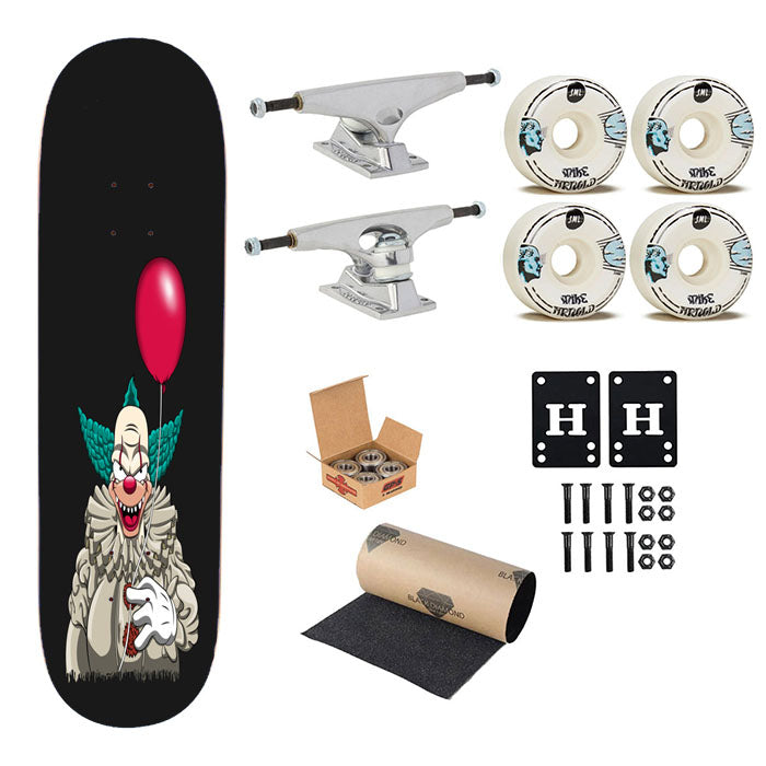Pennywise It The Simpsons Skateboard Complete Board 8.0" X 31.75"