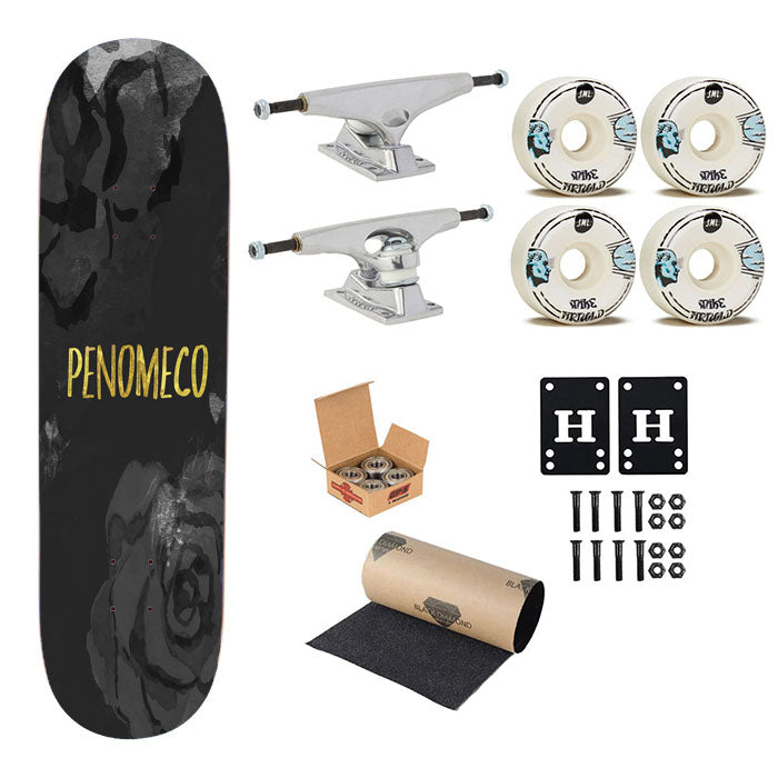 Penomeco Flower Skateboard Complete Board 8.0" X 31.75"