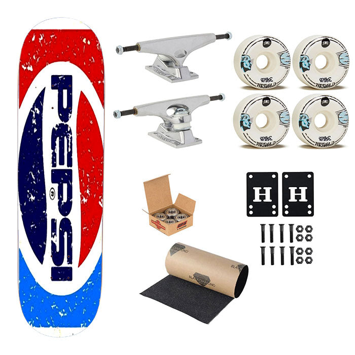Pepsi 1987 Skateboard Complete Board 8.0" X 31.75"
