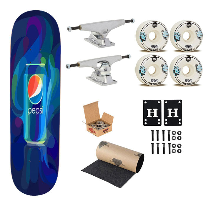 Pepsi Animated Skateboard Complete Board 8.0" X 31.75"