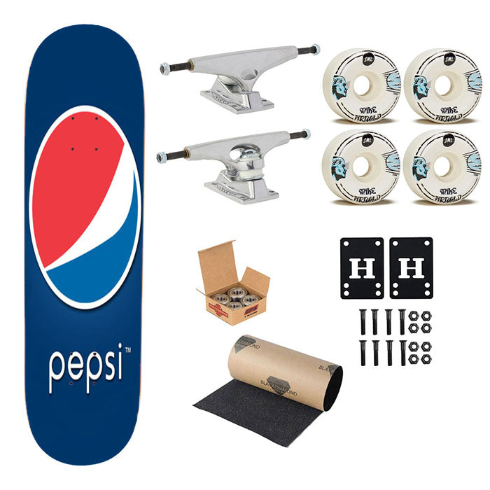 Pepsi Art Skateboard Complete Board 8.0" X 31.75"